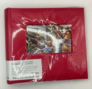 Recollections Red Bookbound Photo Album 4x6 Photos 100 Pages New